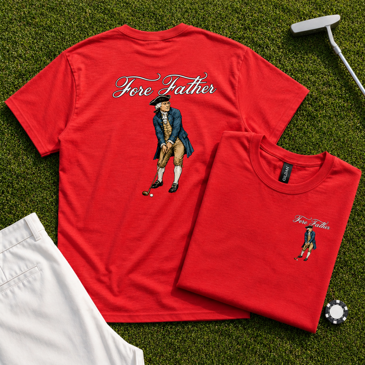 Fore Father Back Print Tee