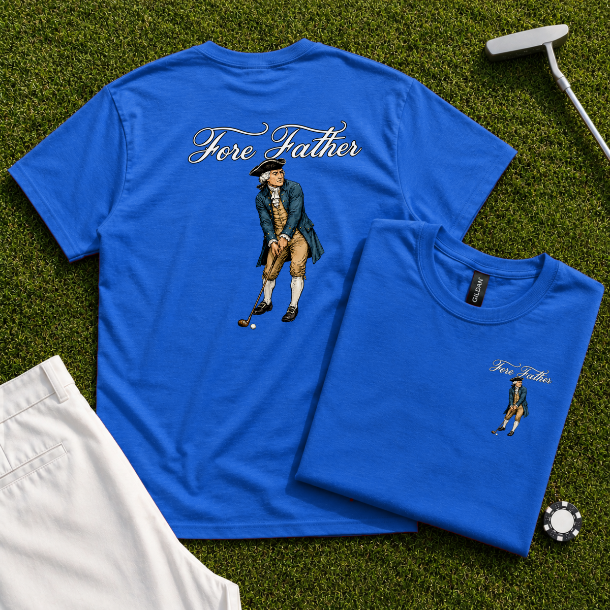 Fore Father Back Print Tee