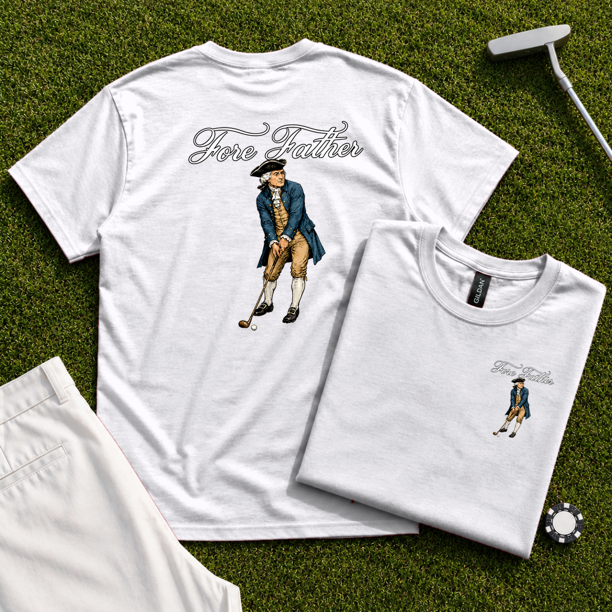Fore Father Back Print Tee