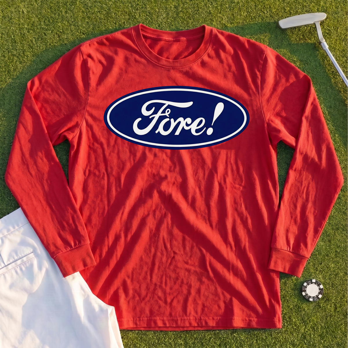 Fore! Logo Long Sleeve Tee