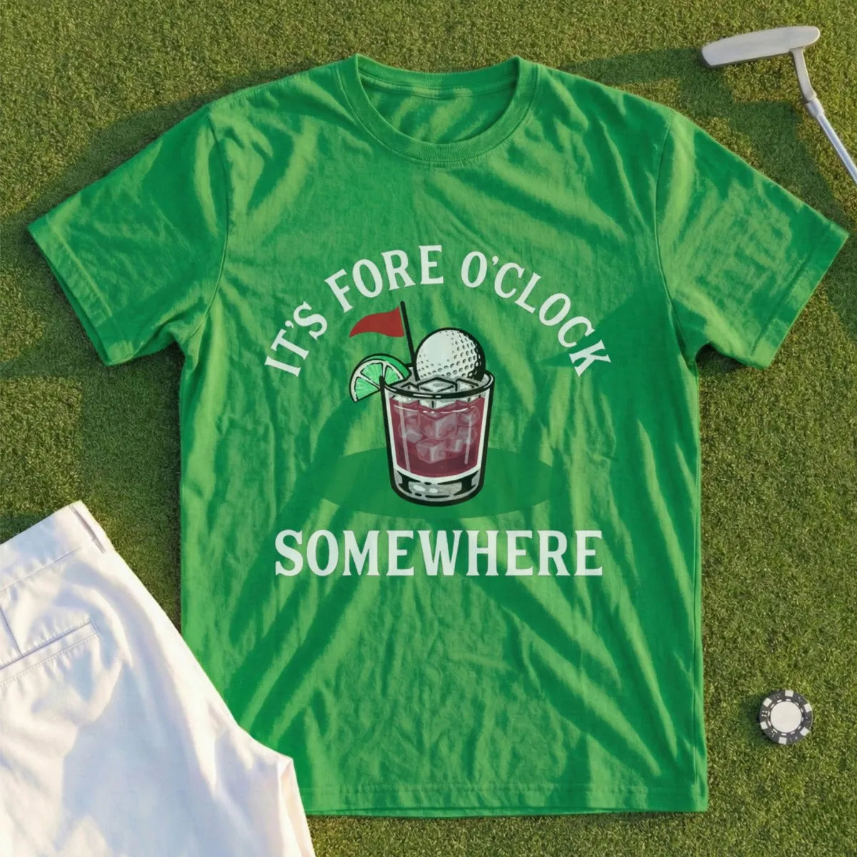Fore O'Clock Somewhere Tee