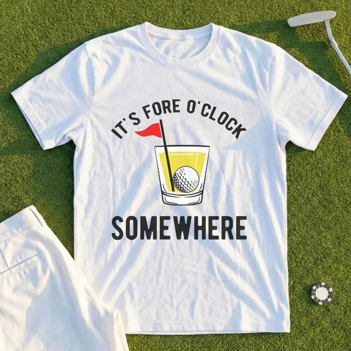 Fore O'Clock Somewhere Tee