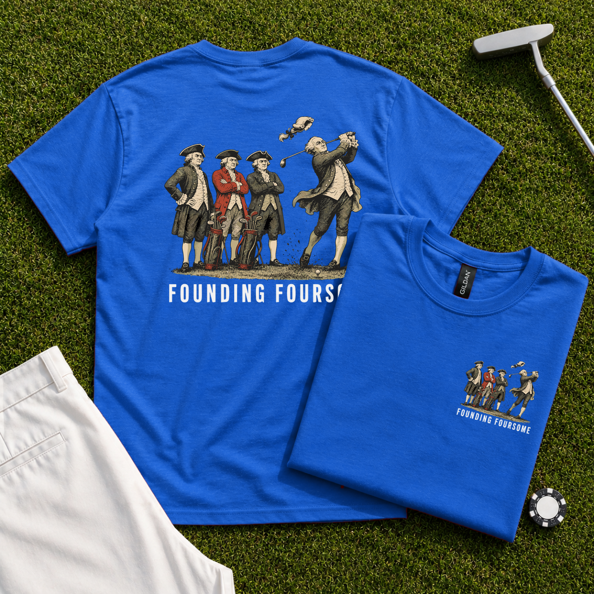 Founding Foursome Back Print Tee