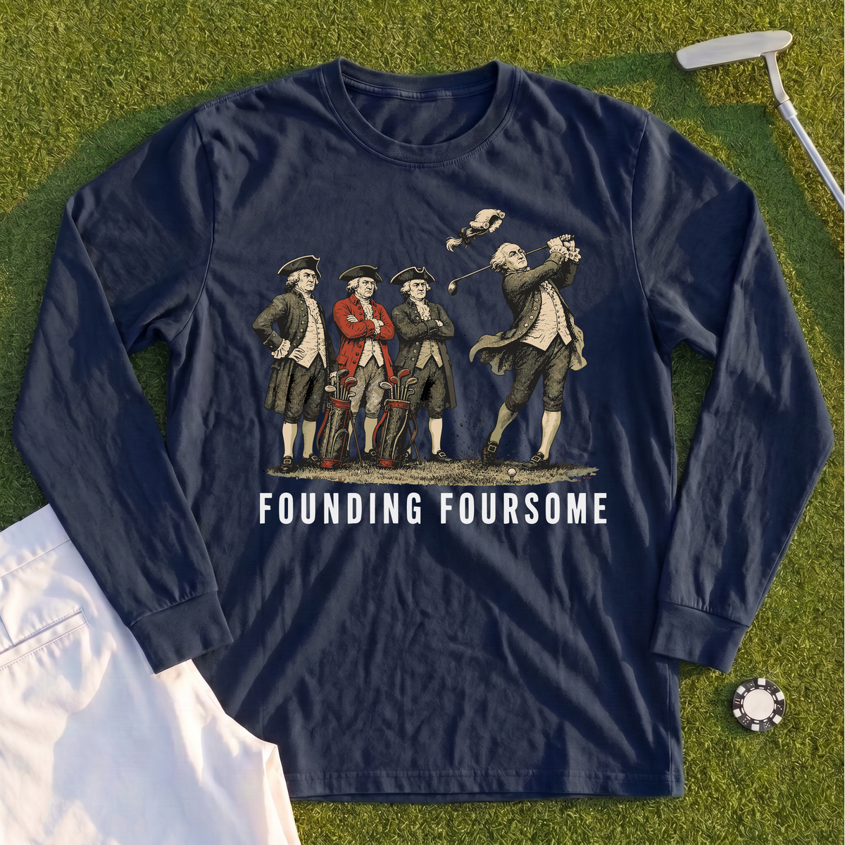Founding Foursome Long Sleeve Tee