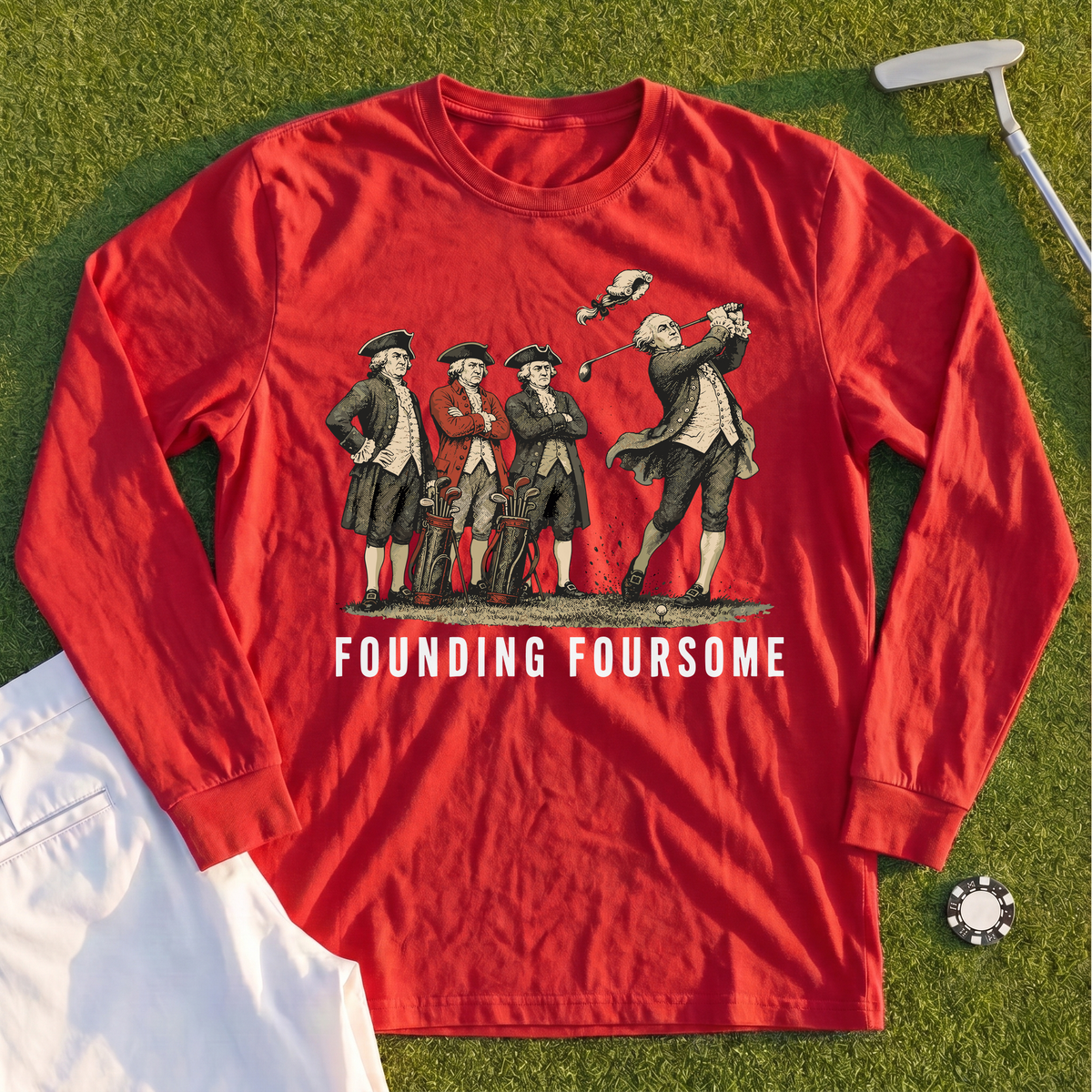 Founding Foursome Long Sleeve Tee
