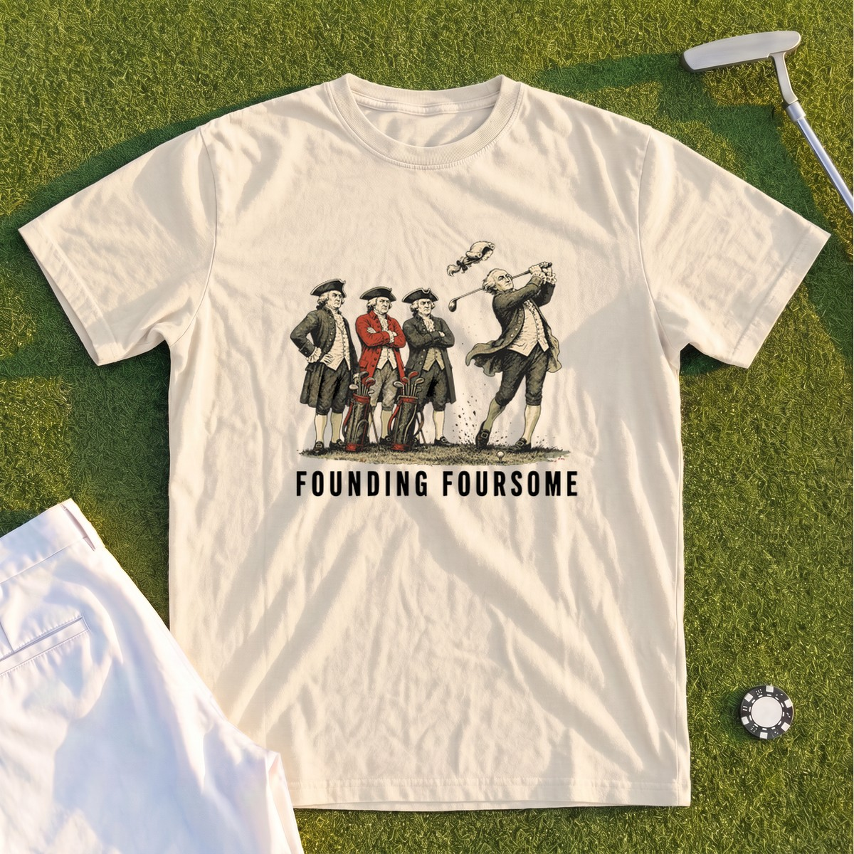 Founding Foursome Premium Tee