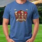 Four Horsemen Tee worn on the golf course, Royal