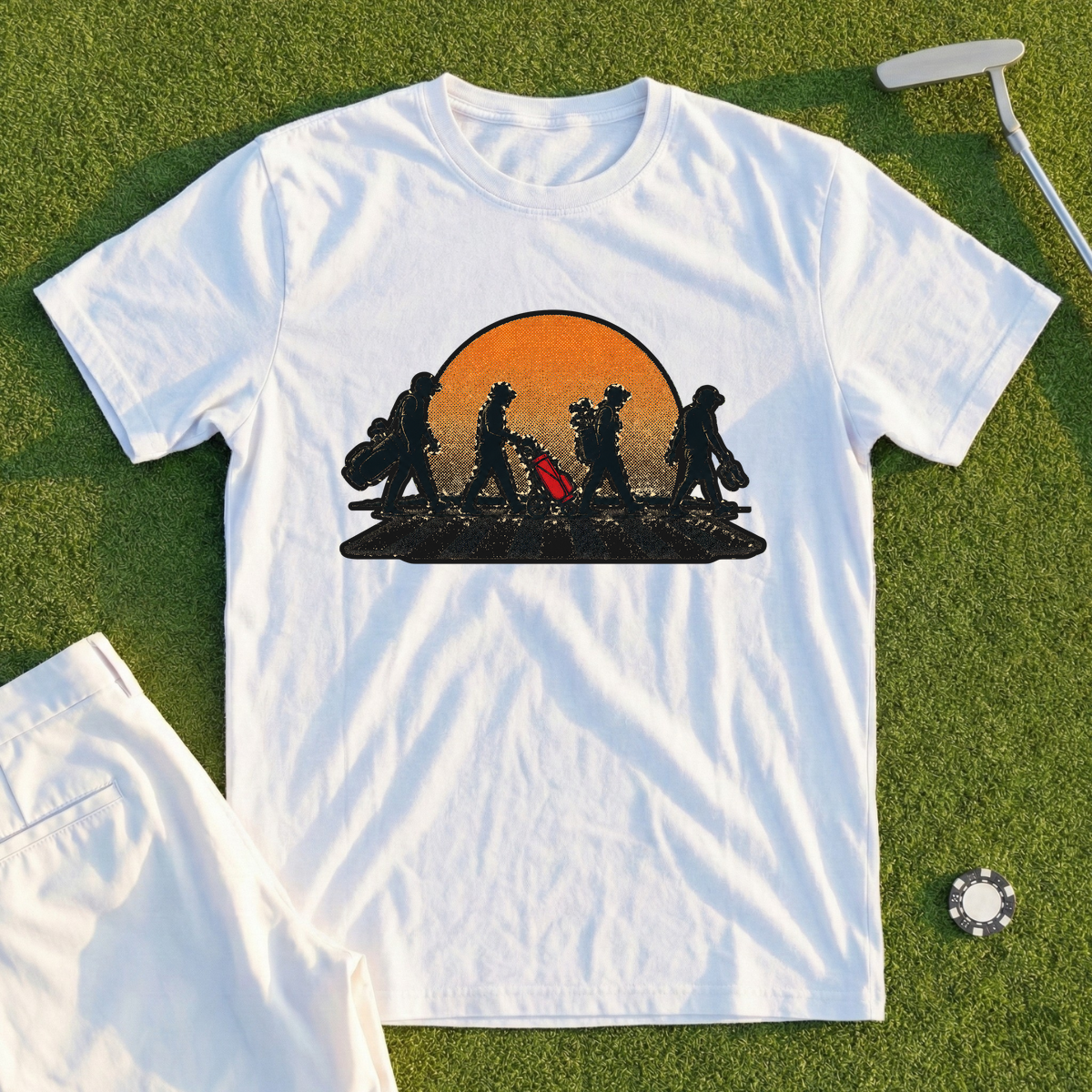 Four Across Tee - White