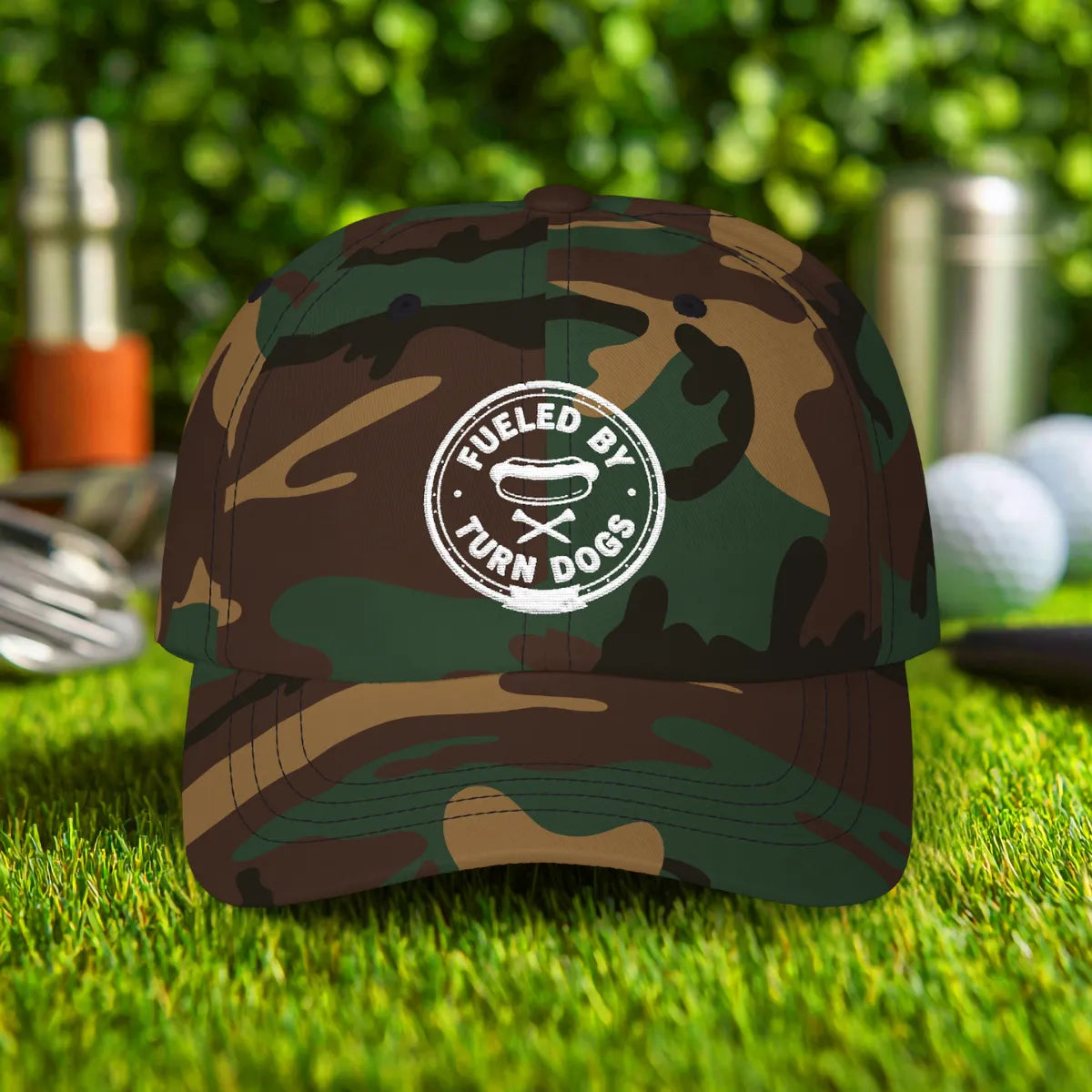 Fueled By Turn Dogs Embroidered Hat