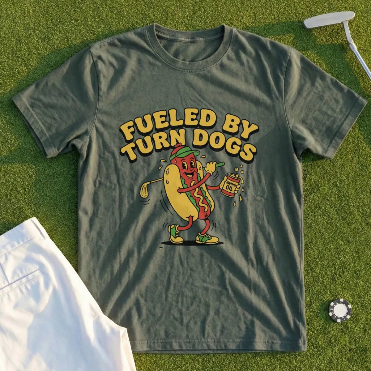 Fueled By Turn Dogs Mascot Tee