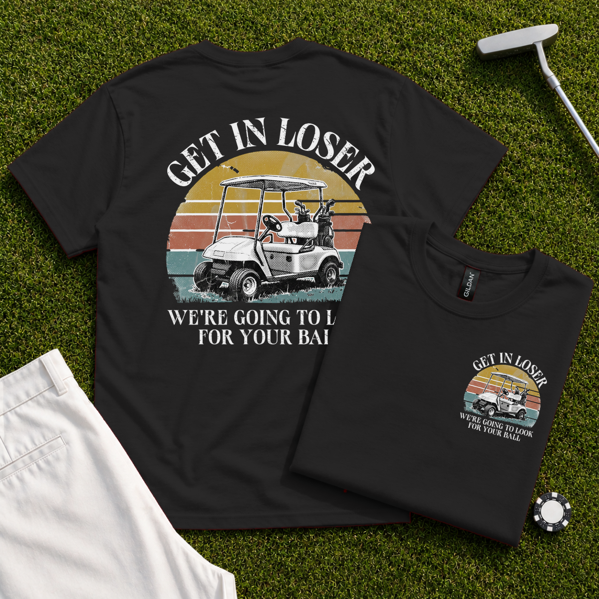 Get In Loser Back Print Tee