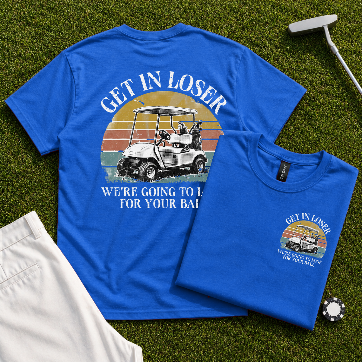 Get In Loser Back Print Tee
