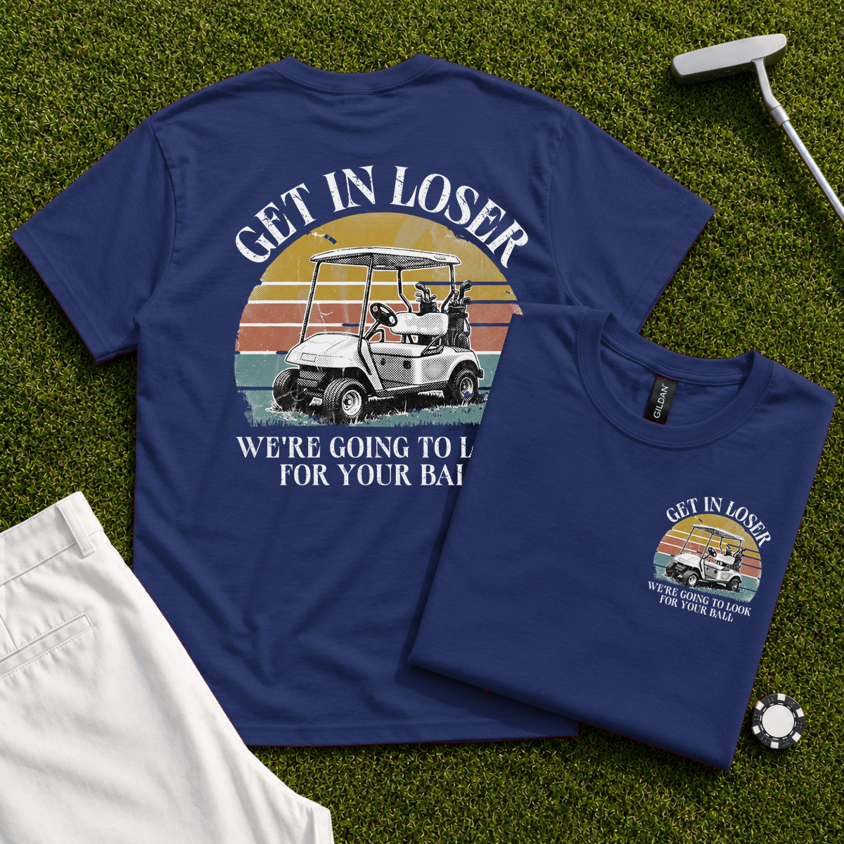 Get In Loser Back Print Tee