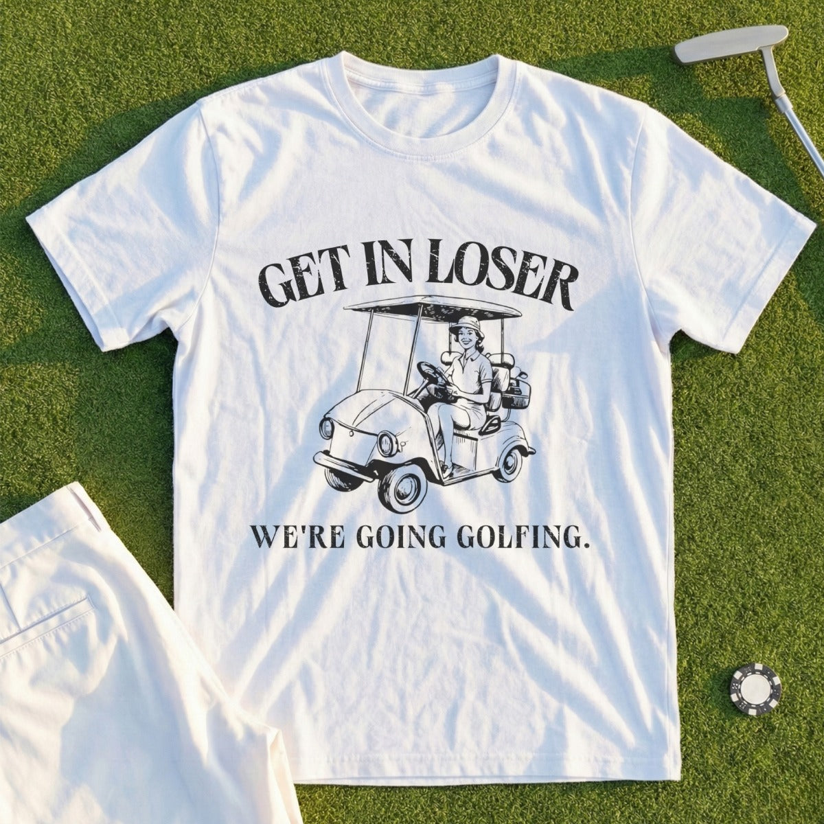 Going Golfing Loser Tee