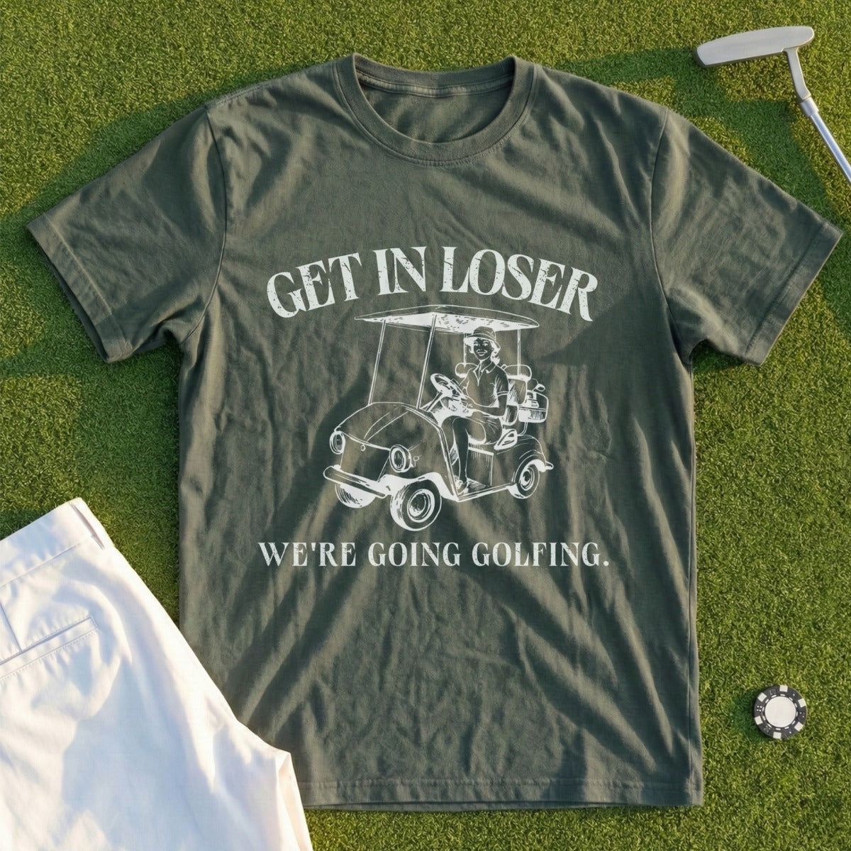 Going Golfing Loser Tee