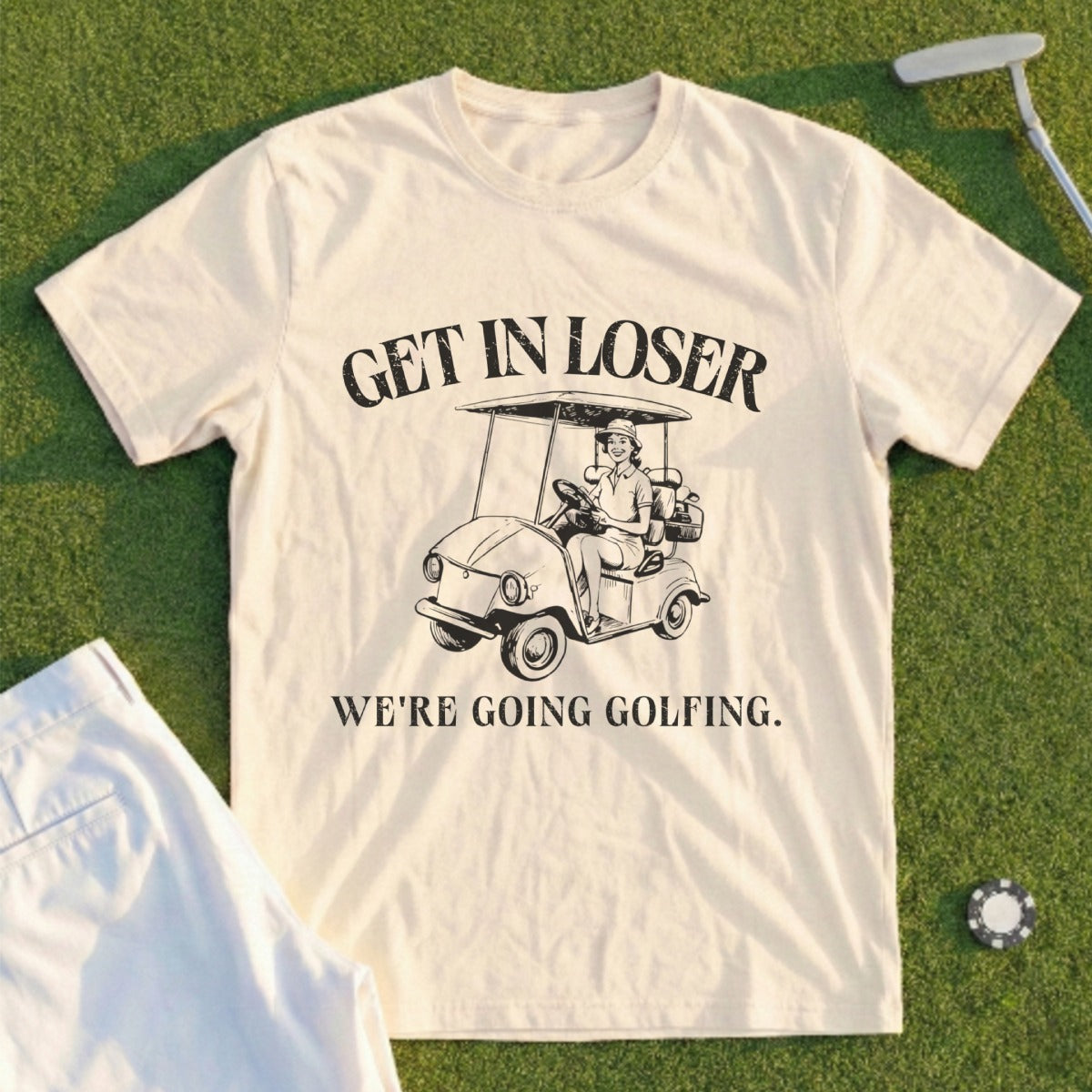 Going Golfing Loser Tee