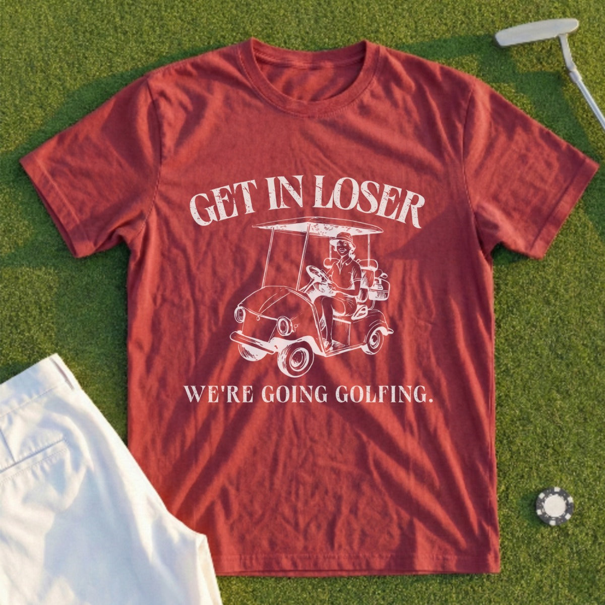 Going Golfing Loser Tee