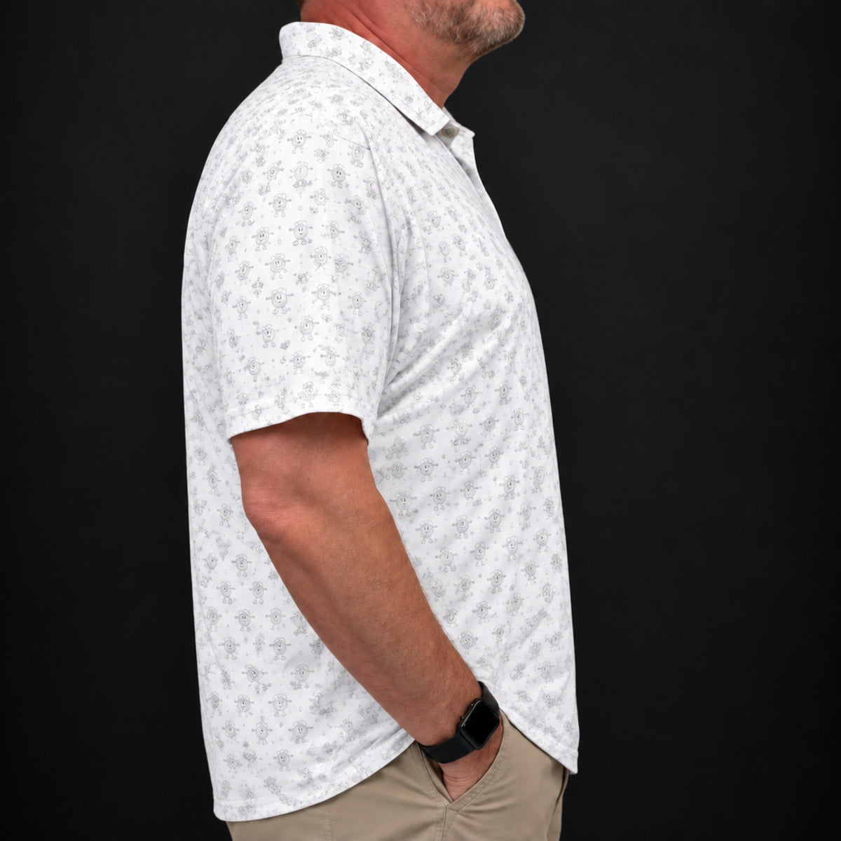 Golf Ball Buddies Performance Print Polo