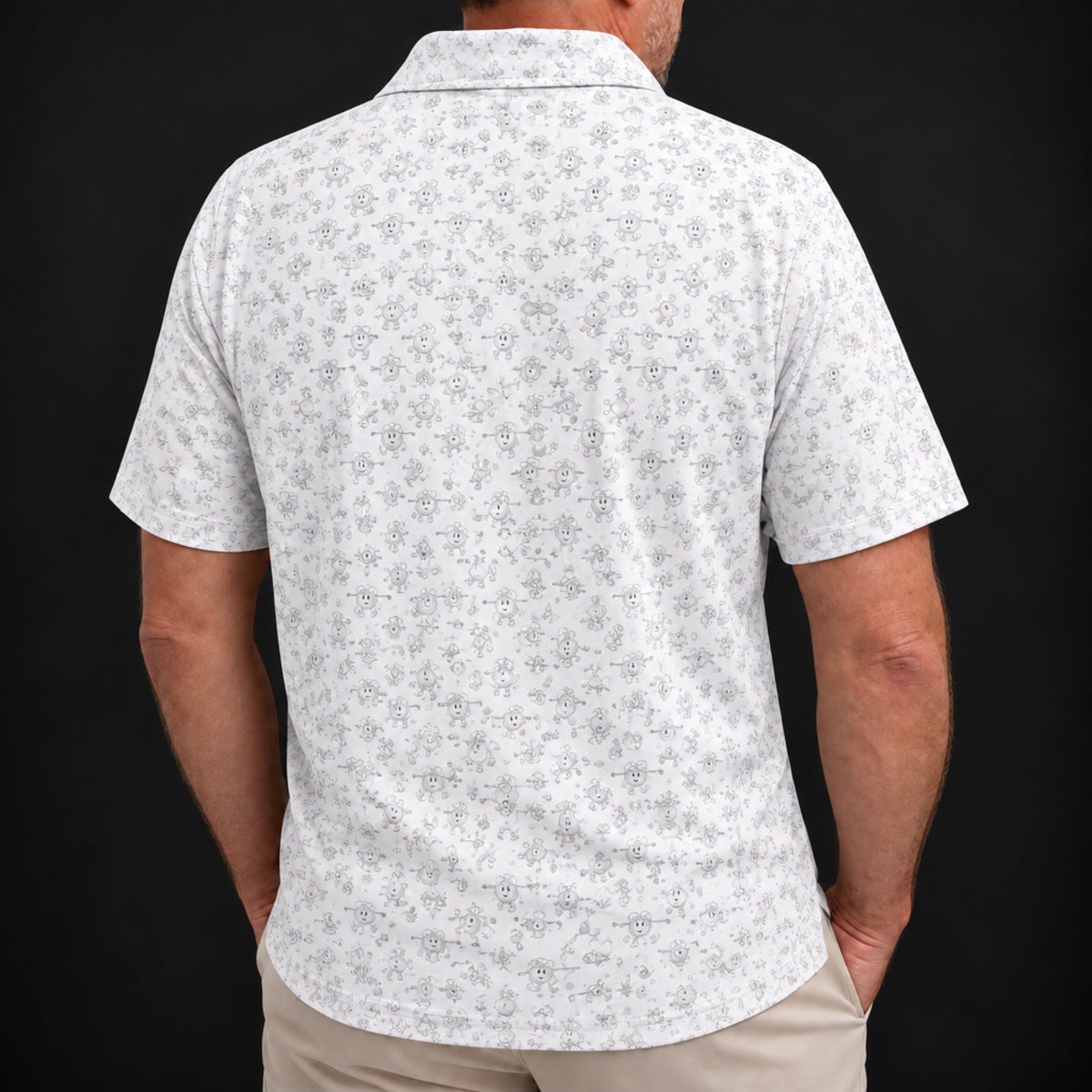 Golf Ball Buddies Performance Print Polo
