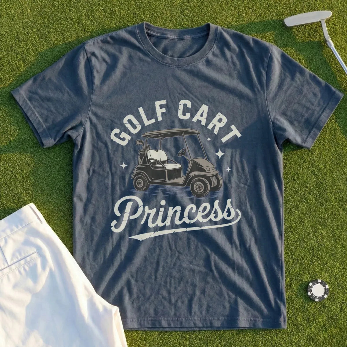 Golf Cart Princess Tee