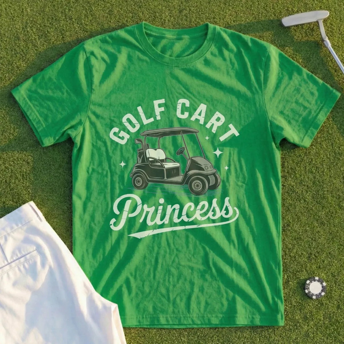 Golf Cart Princess Tee