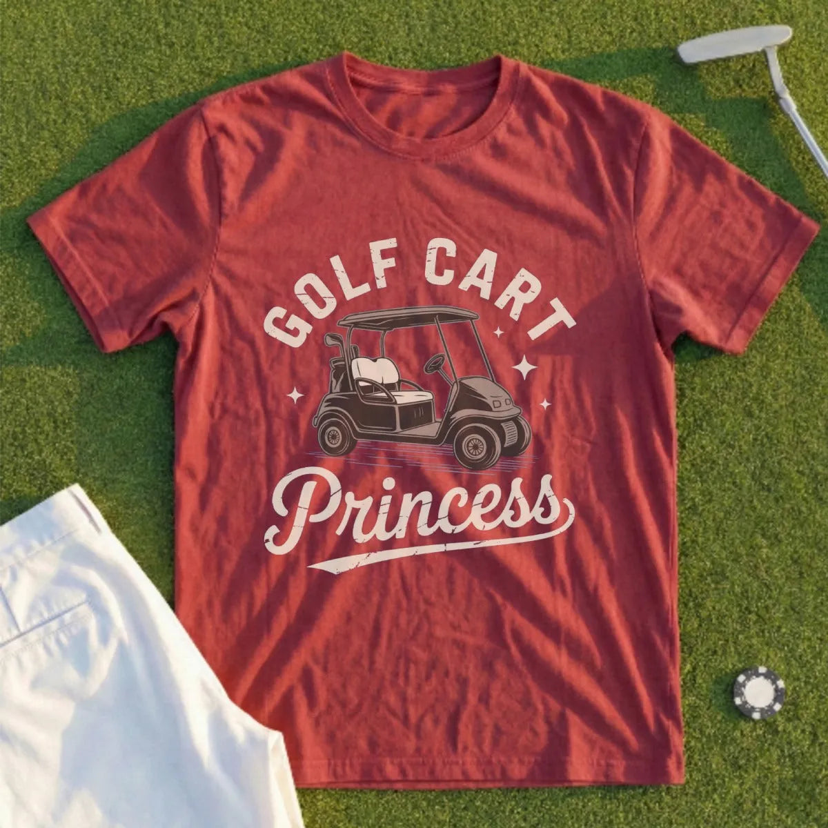 Golf Cart Princess Tee