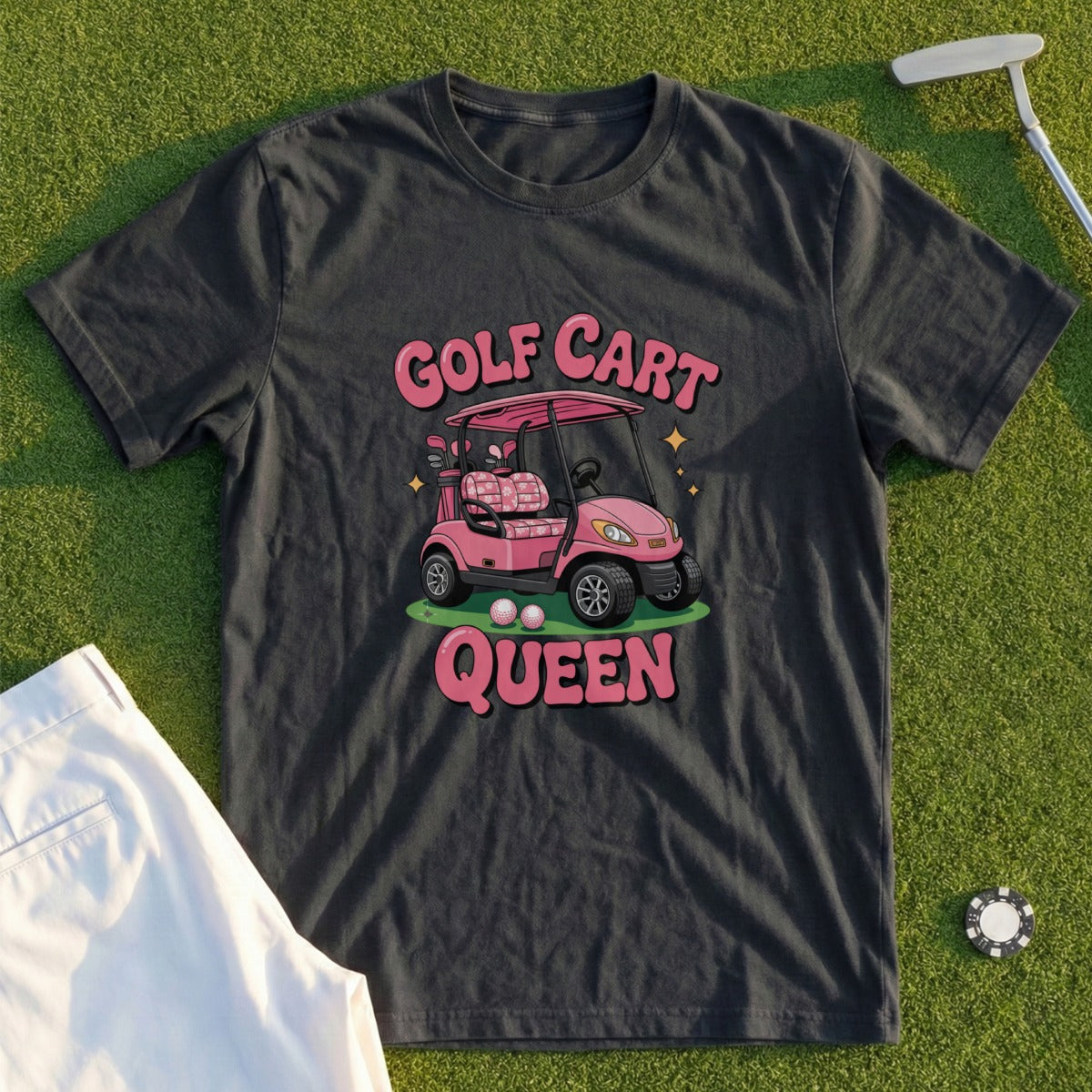 Golf Cart Queen Tee