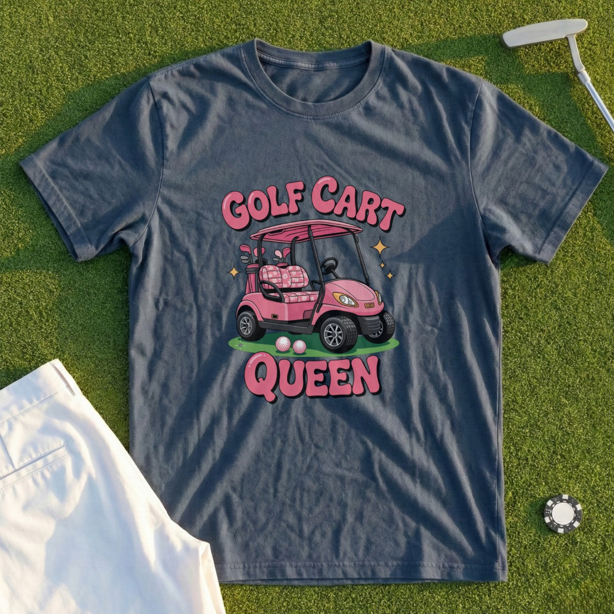 Golf Cart Queen Tee