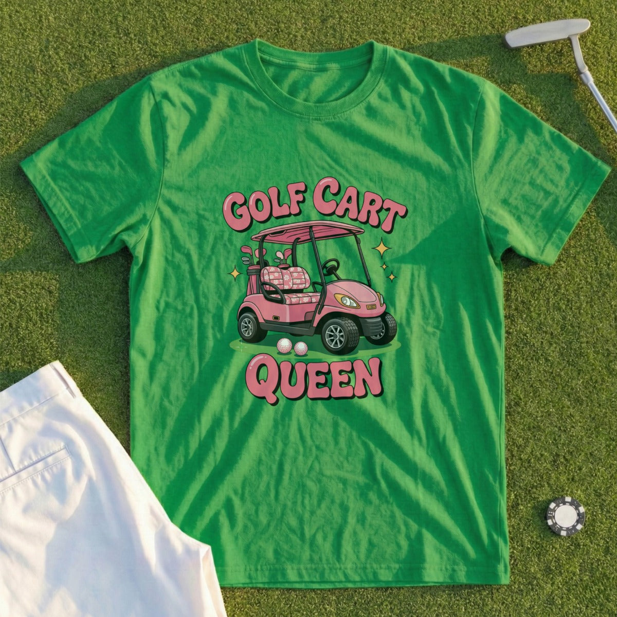 Golf Cart Queen Tee
