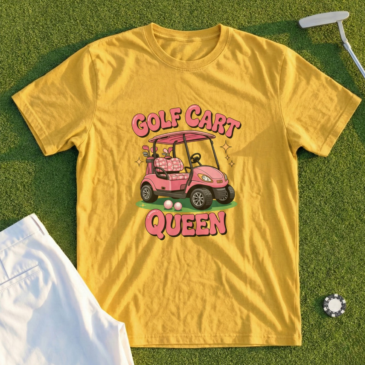 Golf Cart Queen Tee