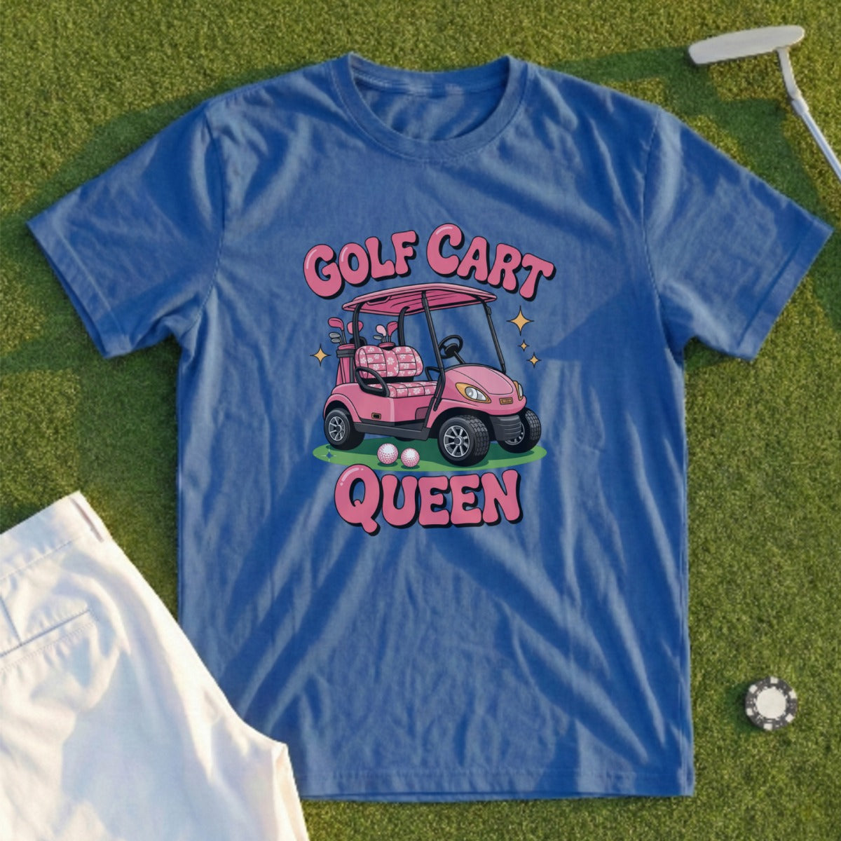 Golf Cart Queen Tee