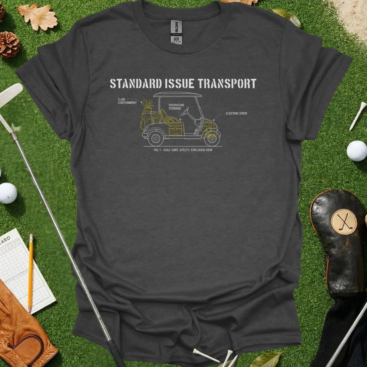 Golf Cart-Schematic Tech Tee