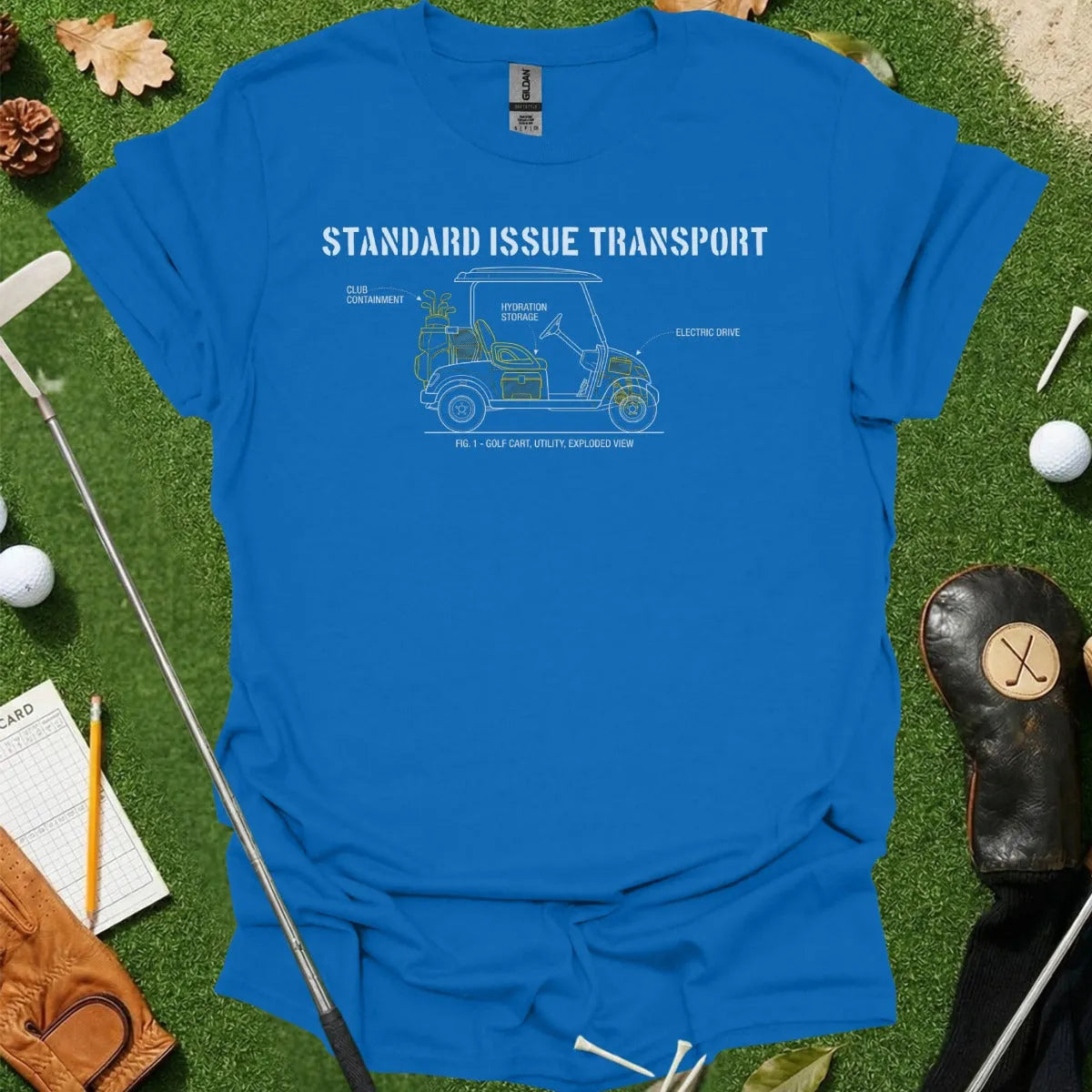 Golf Cart-Schematic Tech Tee