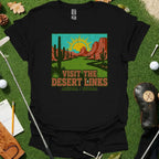 Golf Desert Landscape Art Tee