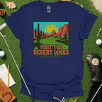 Golf Desert Landscape Art Tee
