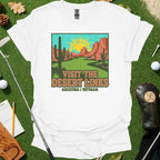 Golf Desert Landscape Art Tee