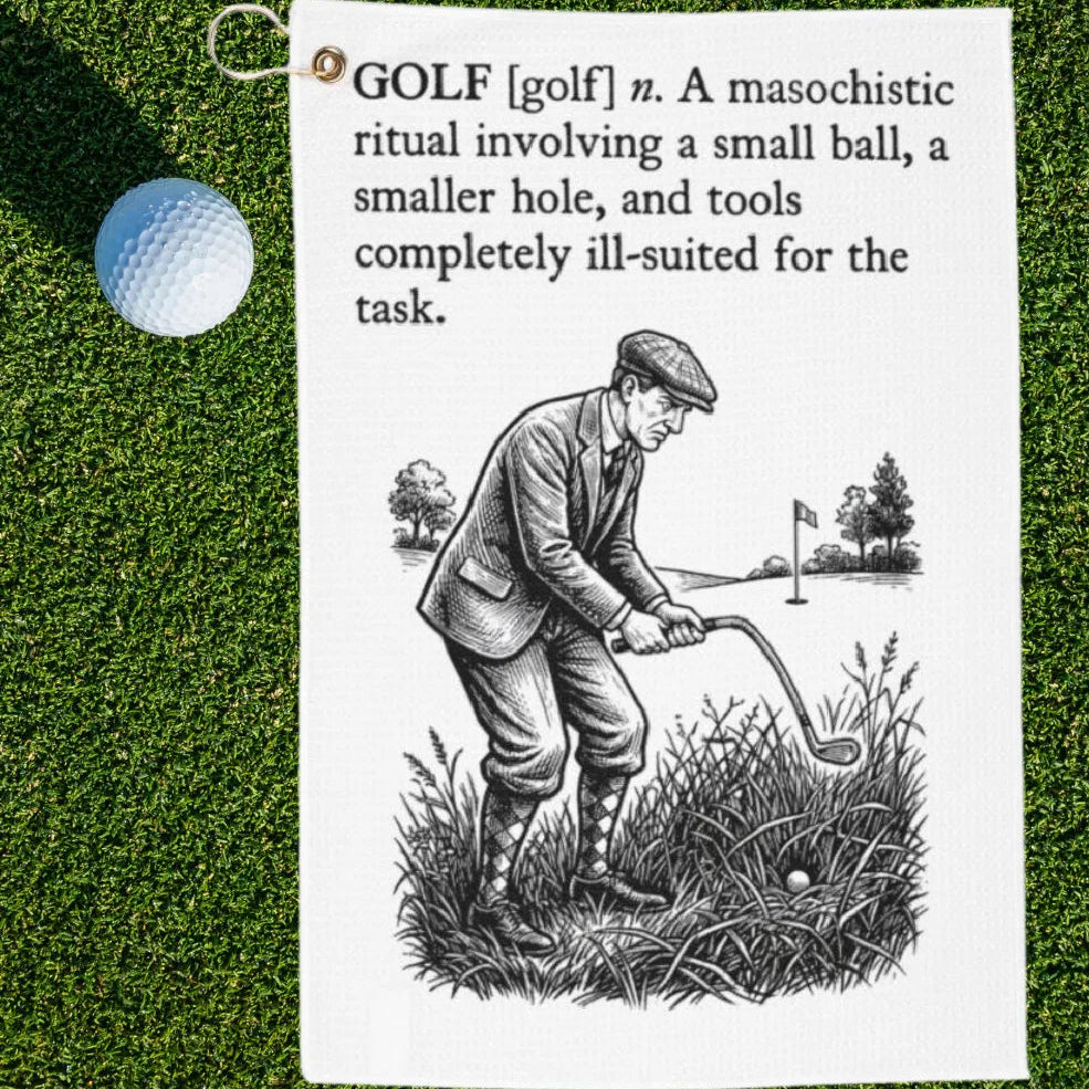 Golf Dictionary Definition Golf Towel