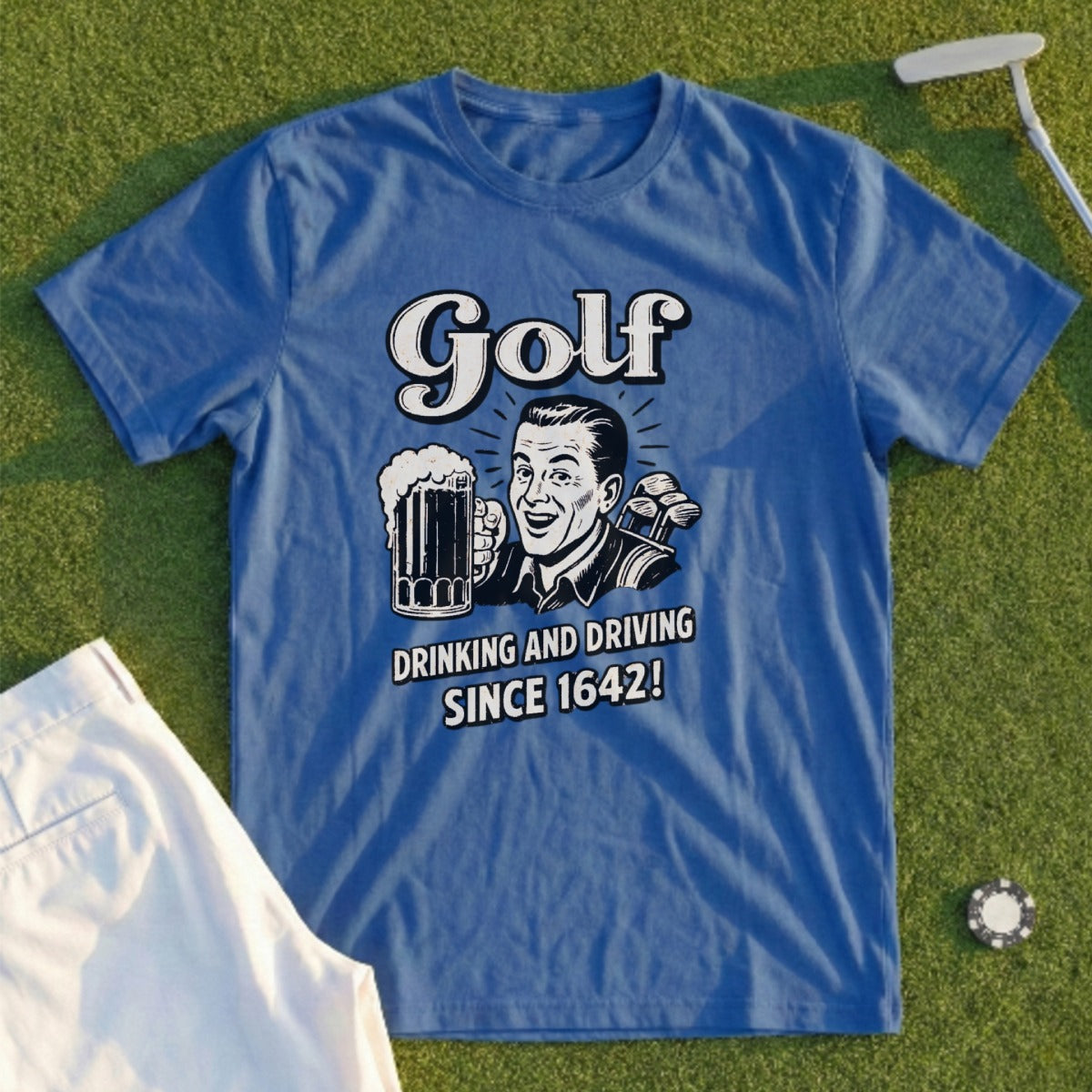 Golf Drinking & Driving Tee