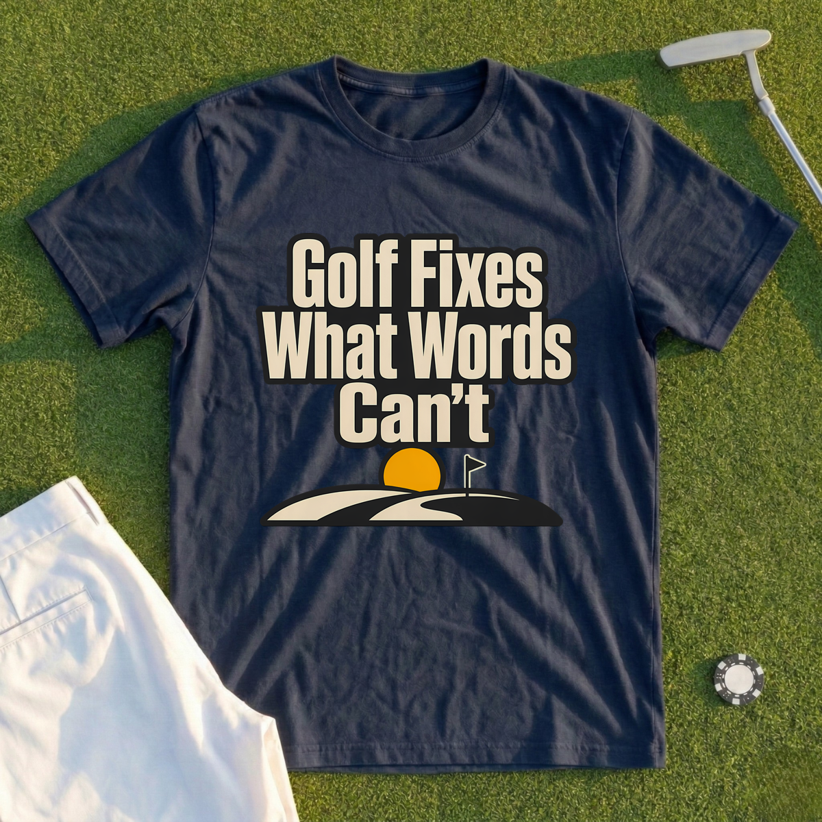 Golf Fixes What Words Can't Tee