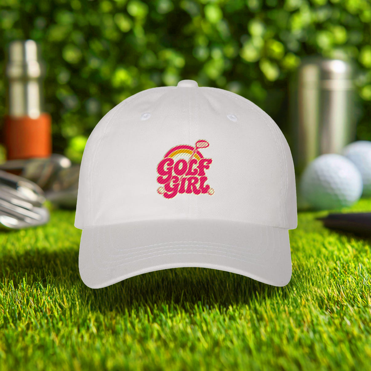 Golf Girl Embroidered Hat