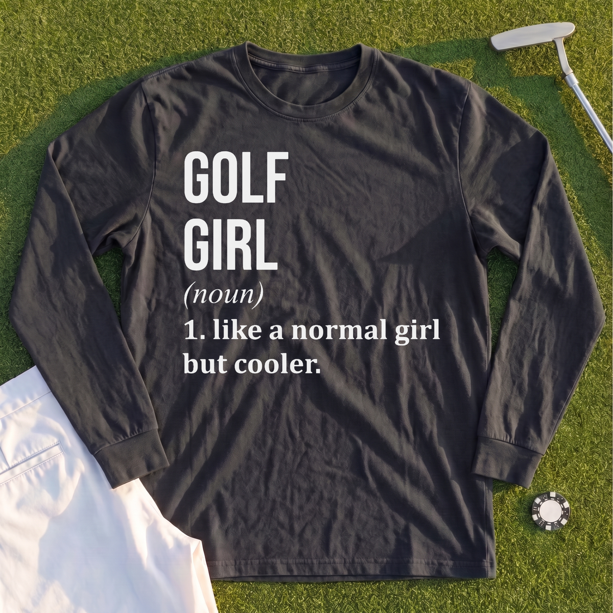 Golf Girl Long Sleeve Tee