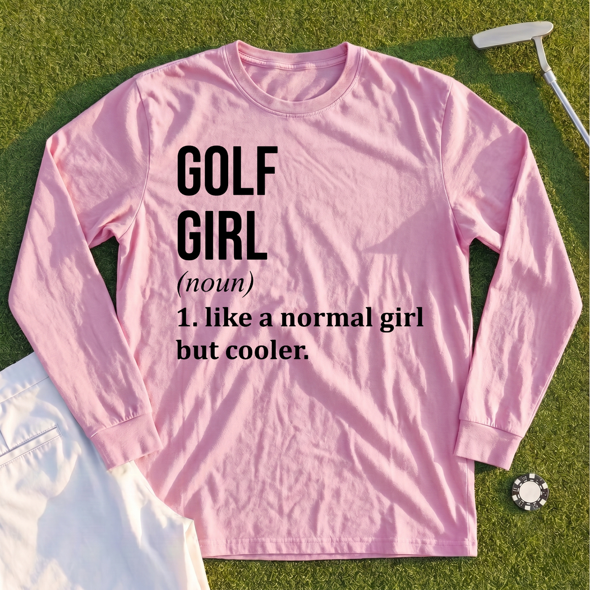 Golf Girl Long Sleeve Tee