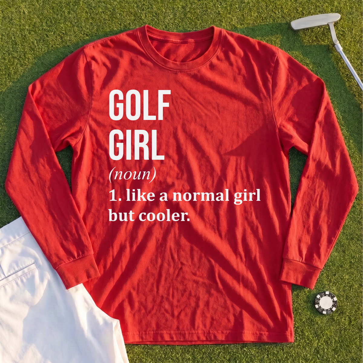 Golf Girl Long Sleeve Tee