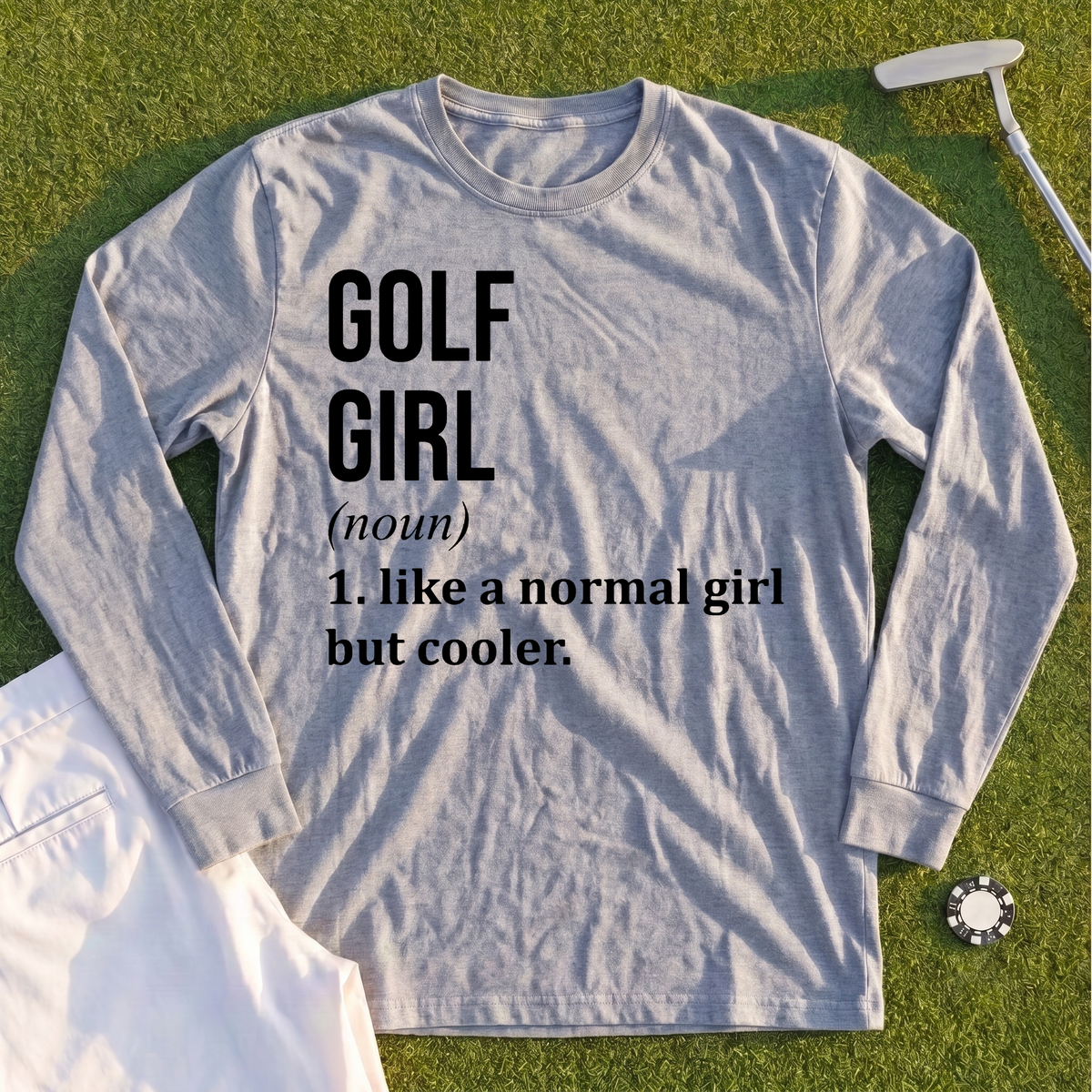 Golf Girl Long Sleeve Tee