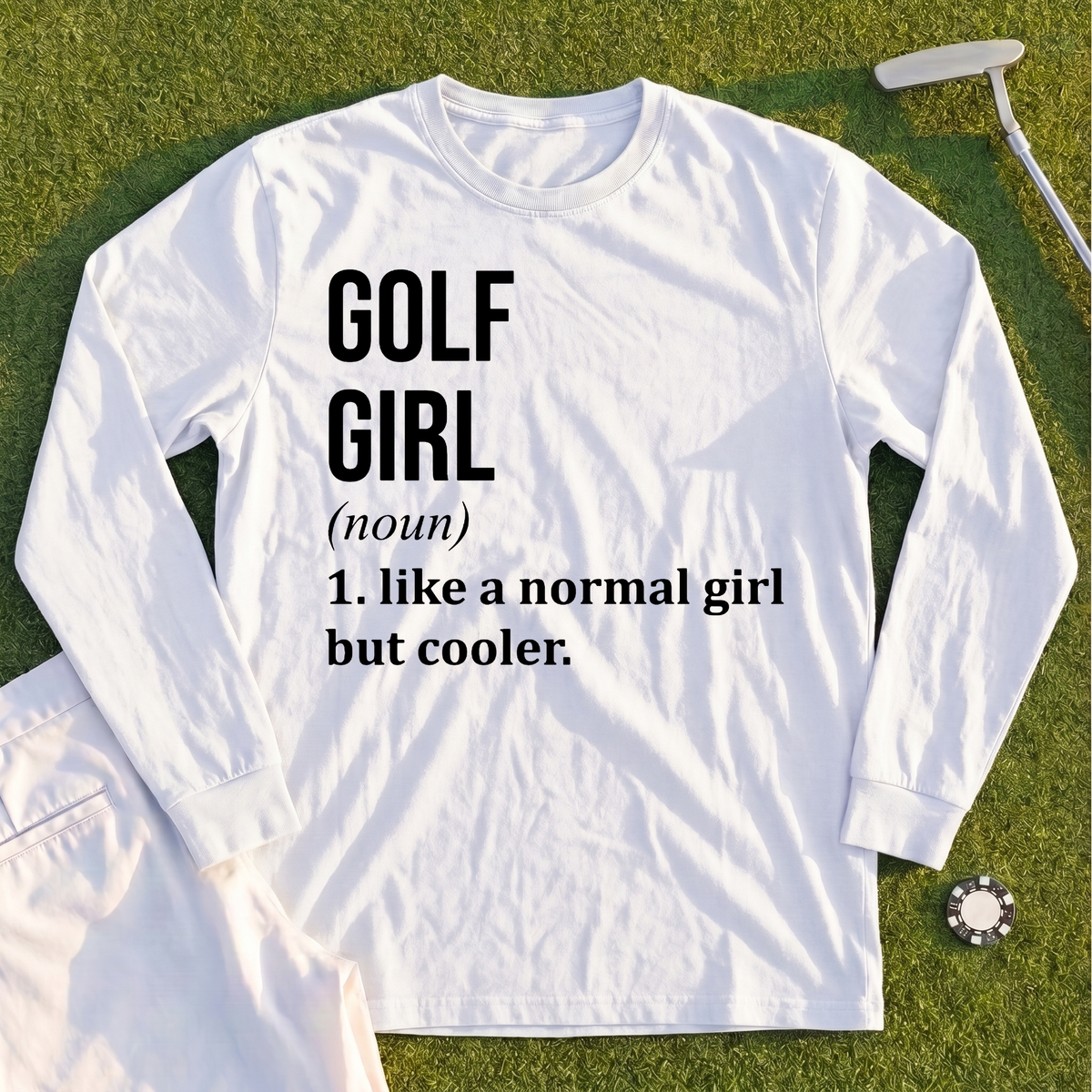Golf Girl Long Sleeve Tee