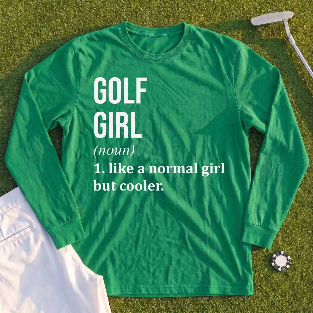 Golf Girl Long Sleeve Tee