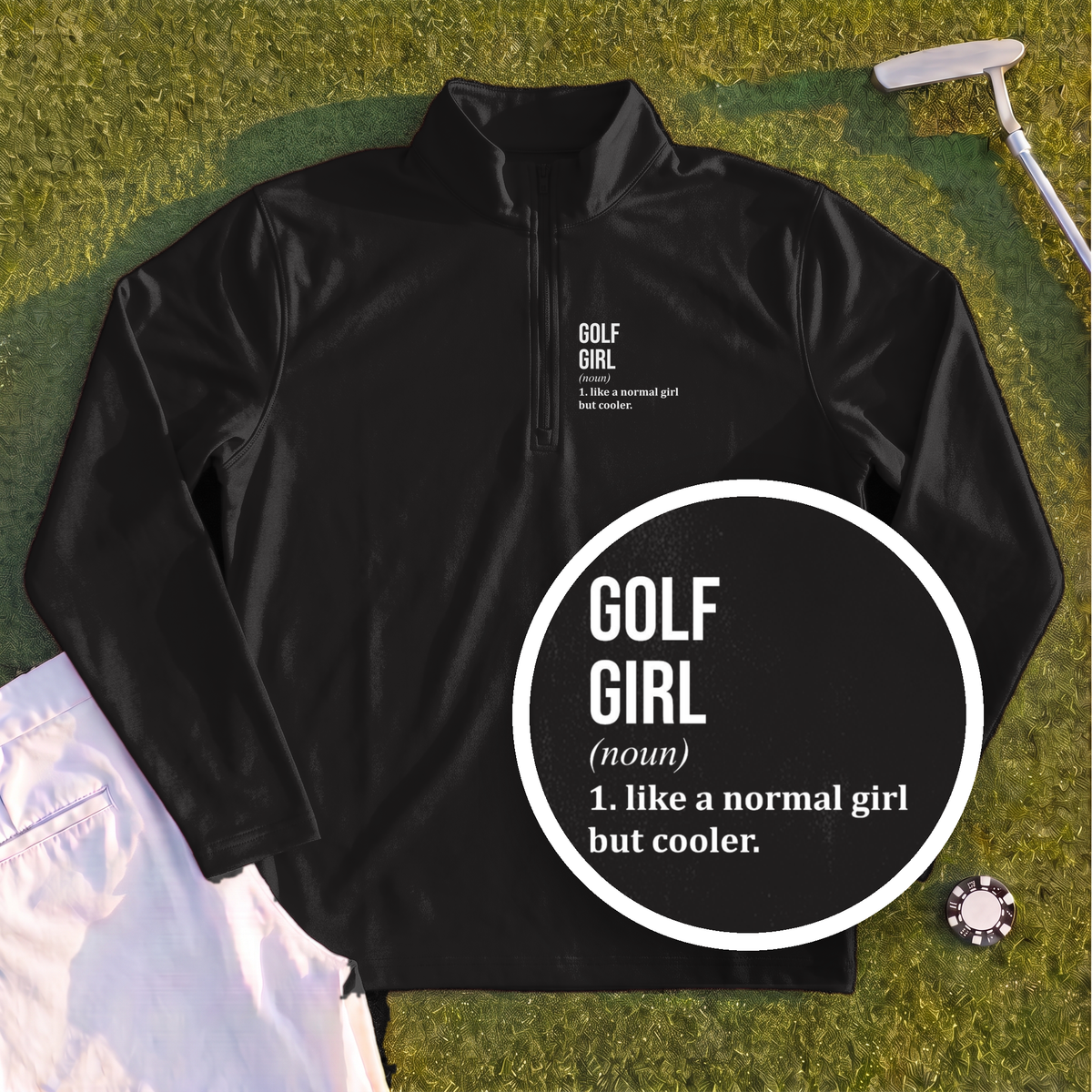 Golf Girl Quarter Zip