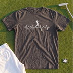Golf Heartbeat Line Premium Tee