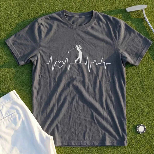 Golf Heartbeat Line Tee