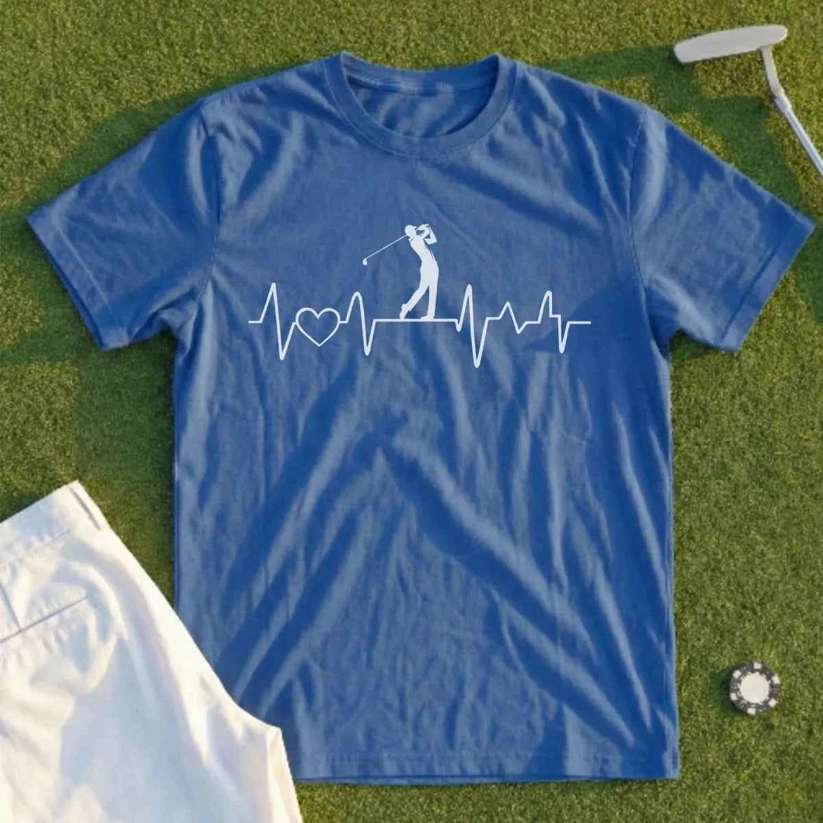 Golf Heartbeat Line Tee